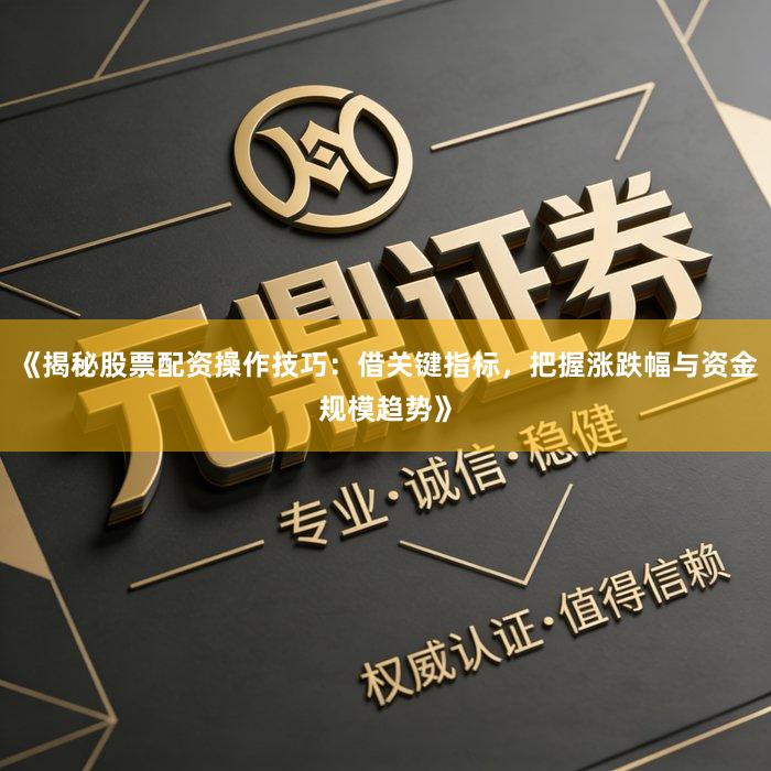 《揭秘股票配资操作技巧：借关键指标，把握涨跌幅与资金规模趋势》