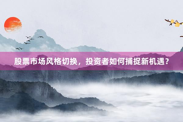 股票市场风格切换，投资者如何捕捉新机遇？