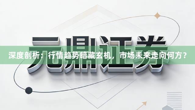 深度剖析：行情趋势暗藏玄机，市场未来走向何方？