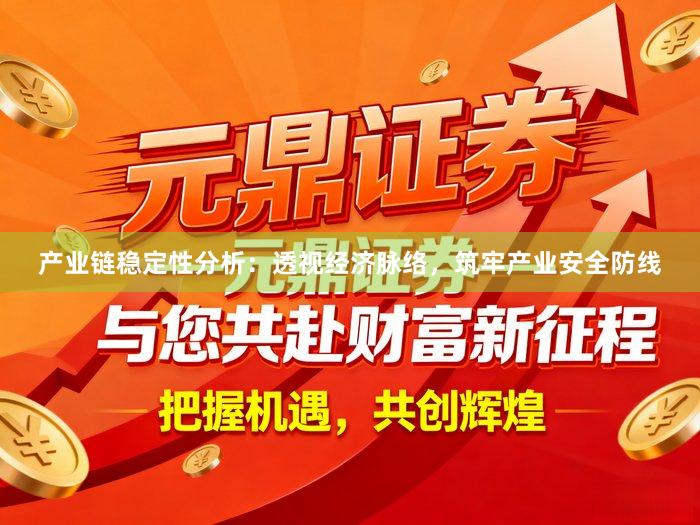产业链稳定性分析：透视经济脉络，筑牢产业安全防线