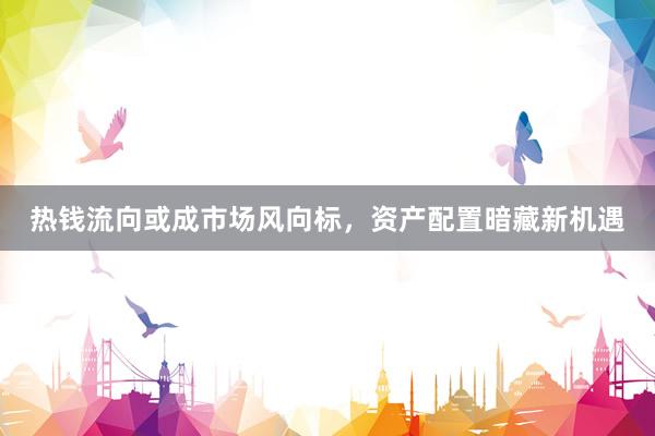 热钱流向或成市场风向标，资产配置暗藏新机遇