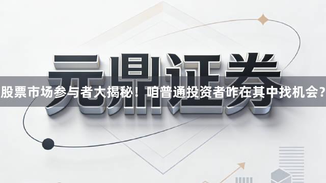 股票市场参与者大揭秘！咱普通投资者咋在其中找机会？
